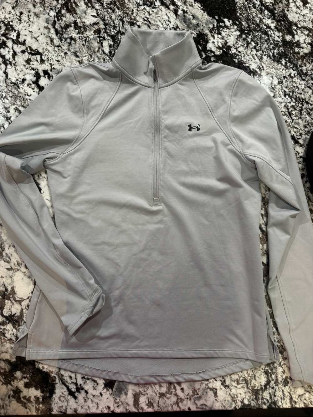 Under Armour Women's Light Gray Quarter-Zip Pullover